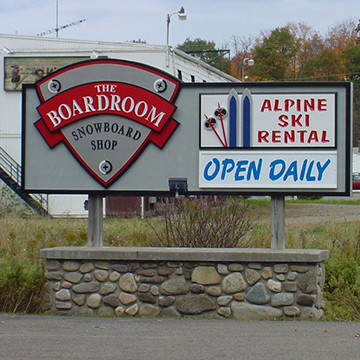 Carved Monument Signs